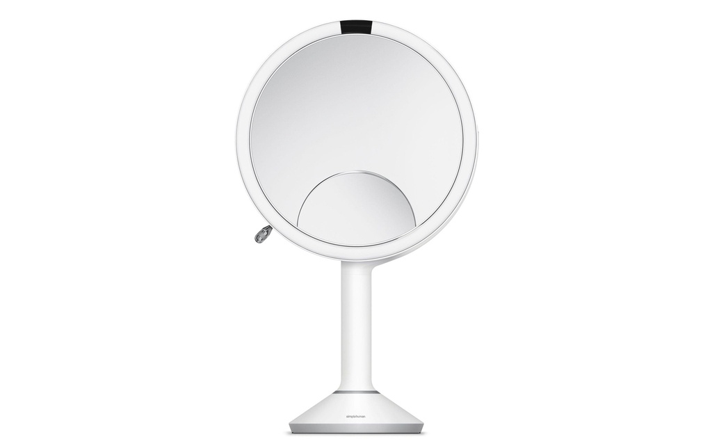 Simplehuman Miroir cosmétique avec capteur Trio Ø 20 cm Blanc