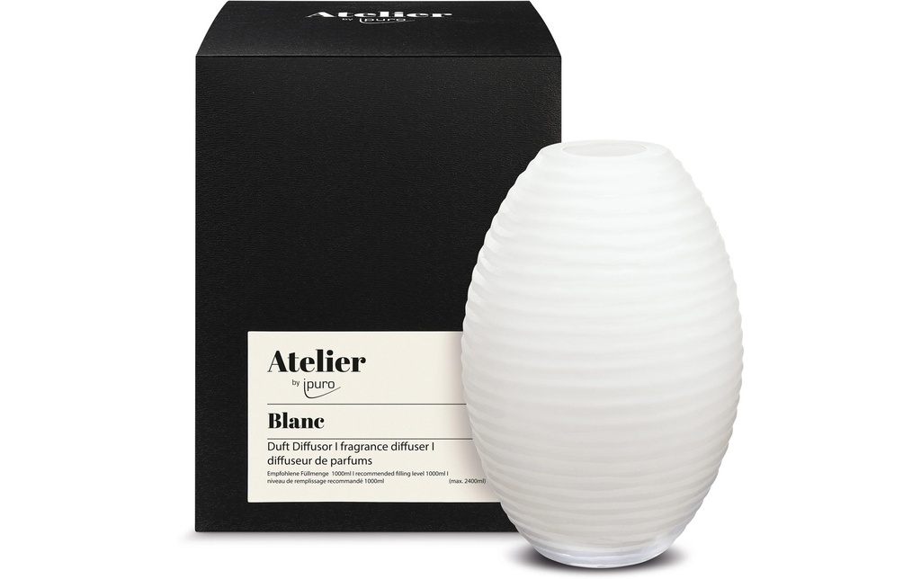 ipuro Parfum d'intérieur Vase Blanc Grand, 2400 ml