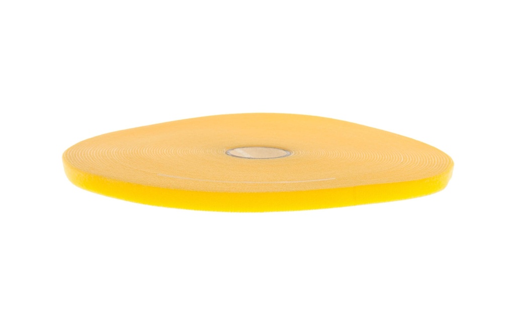 FASTECH Rouleau de bande auto-agrippante ETN Fast Strap 10 mm x 25 m, Jaune