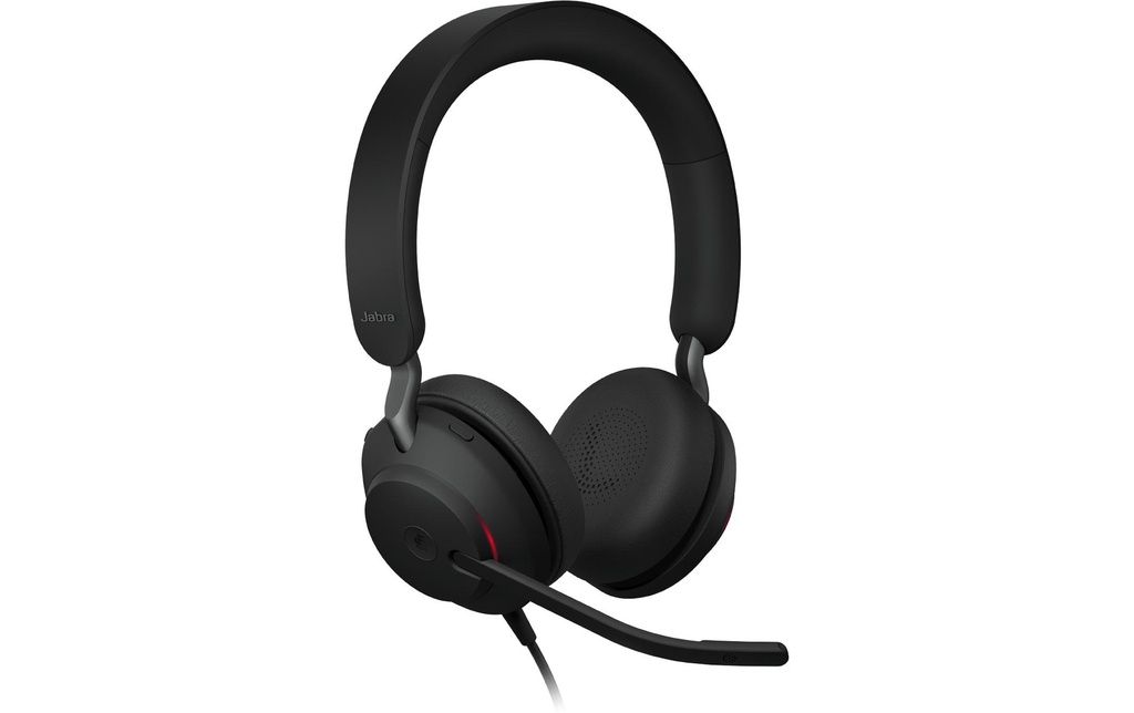 Jabra Casque avec micro Evolve2 40 SE Duo UC USB C/A