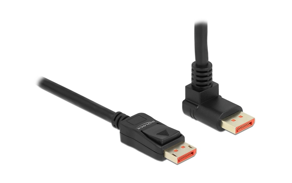 Delock Câble Coudé en haut DisplayPort - DisplayPort, 1 m