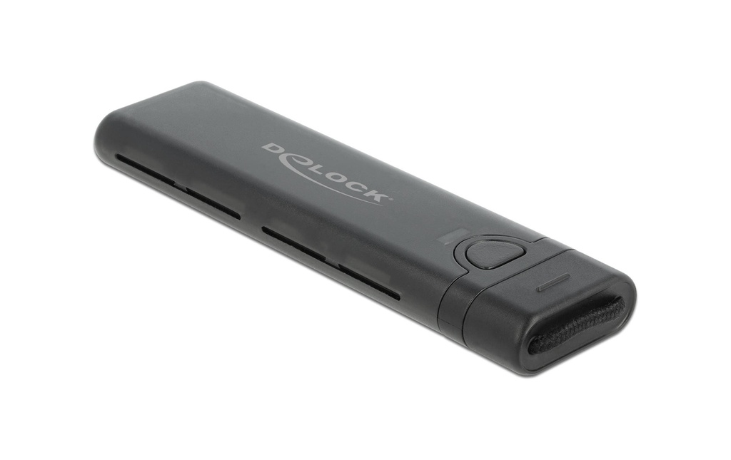 Delock Boîtier externe USB-C, NVME&SATA M.2, amorçable, 10Gbps M2