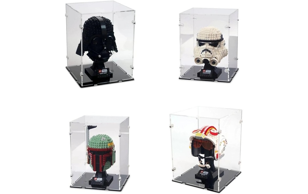 iDisplayit Présentoir en acrylique pour différents modèles de LEGO Helmet
