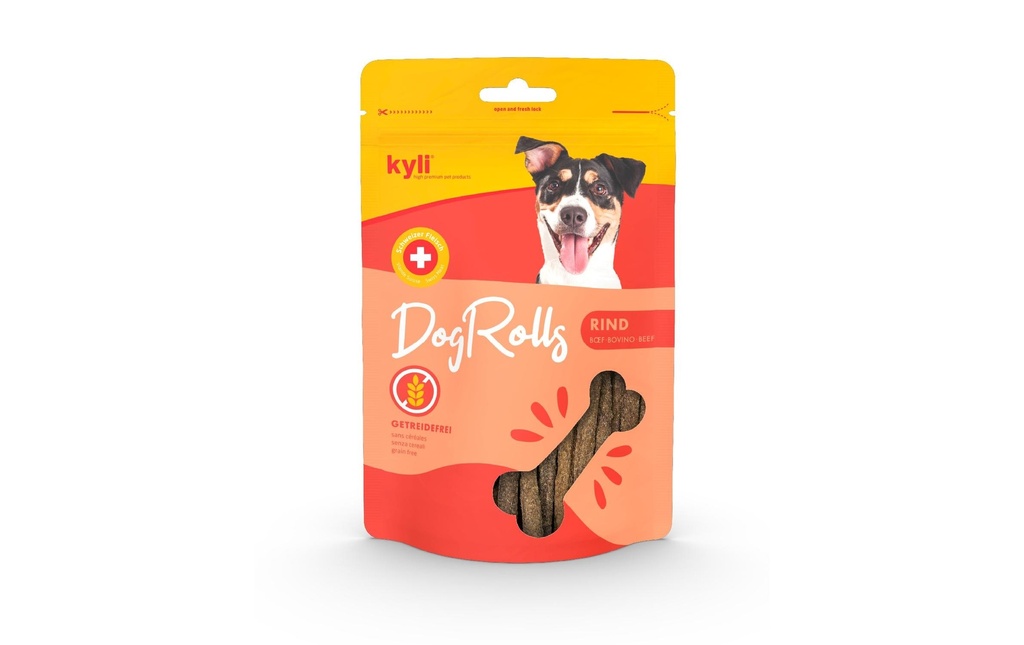 kyli Friandise DogRolls au bœuf, 150 g