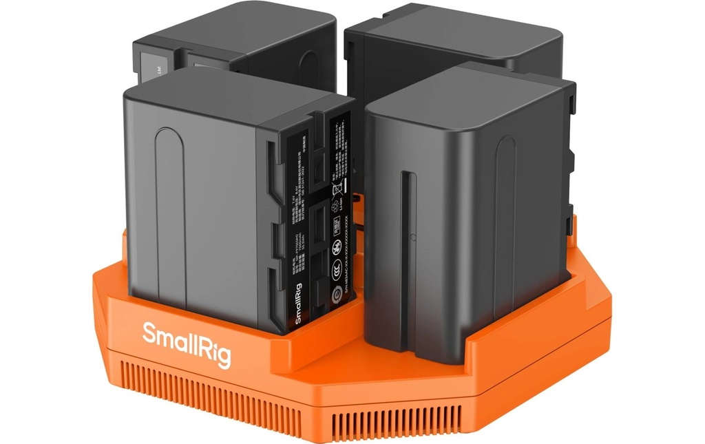 Smallrig Batterie pour Appareils photo numérique Kit et chargeur de batterie 4 canaux NP-F970