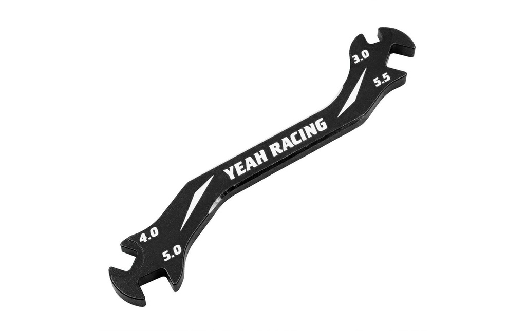 Yeah Racing Tirants Clé à fourche 3 mm 4 mm 5 mm 5.5 mm