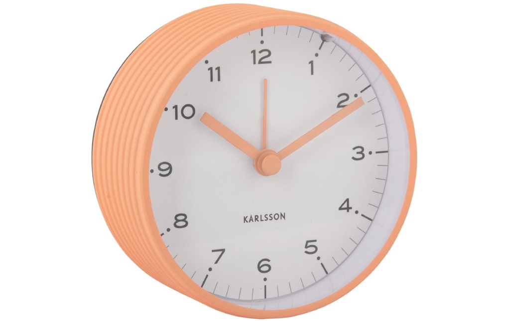 KARLSSON Réveil classique Circus Rings Peach orange