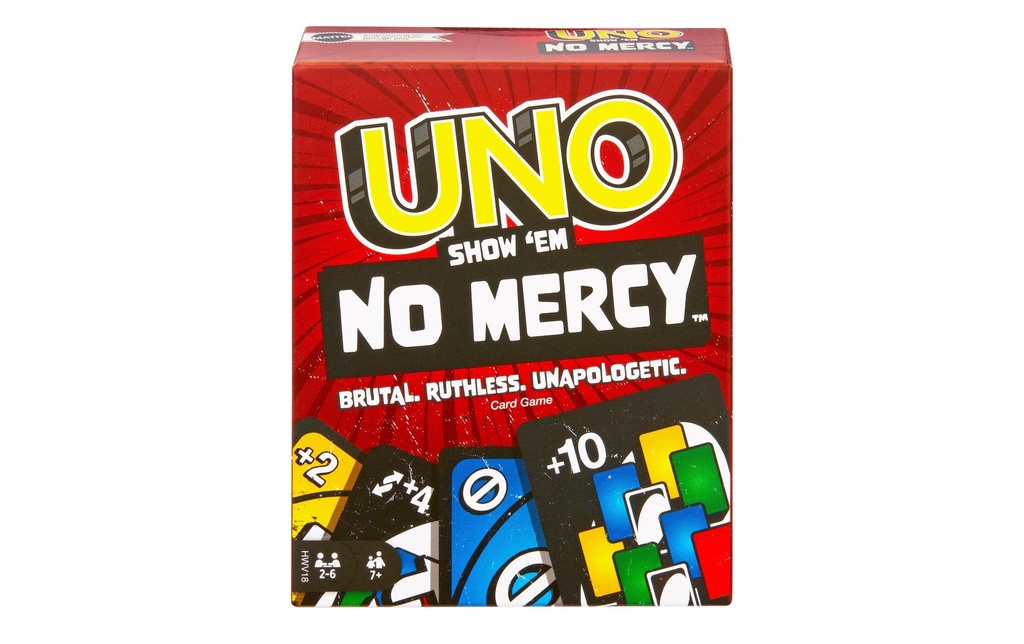 Mattel Spiele Jeux de cartes UNO No Mercy