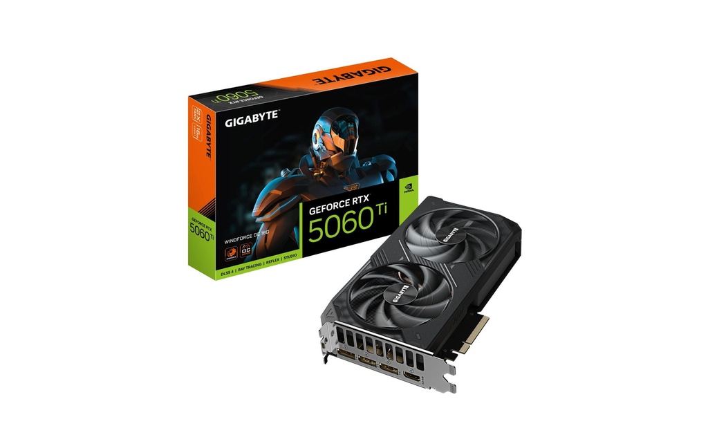 Gigabyte Carte graphique GeForce RTX 5060 Ti WINDFORCE OC 16G