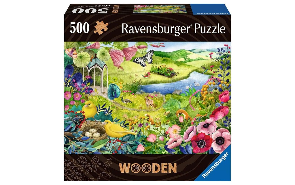 Ravensburger Puzzle en bois Jardin sauvage