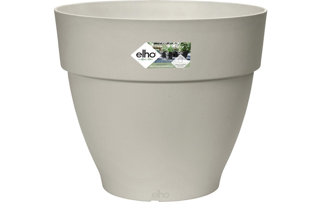 Elho Pot à fleur Vibia Campana ronde 35 cm Blanc
