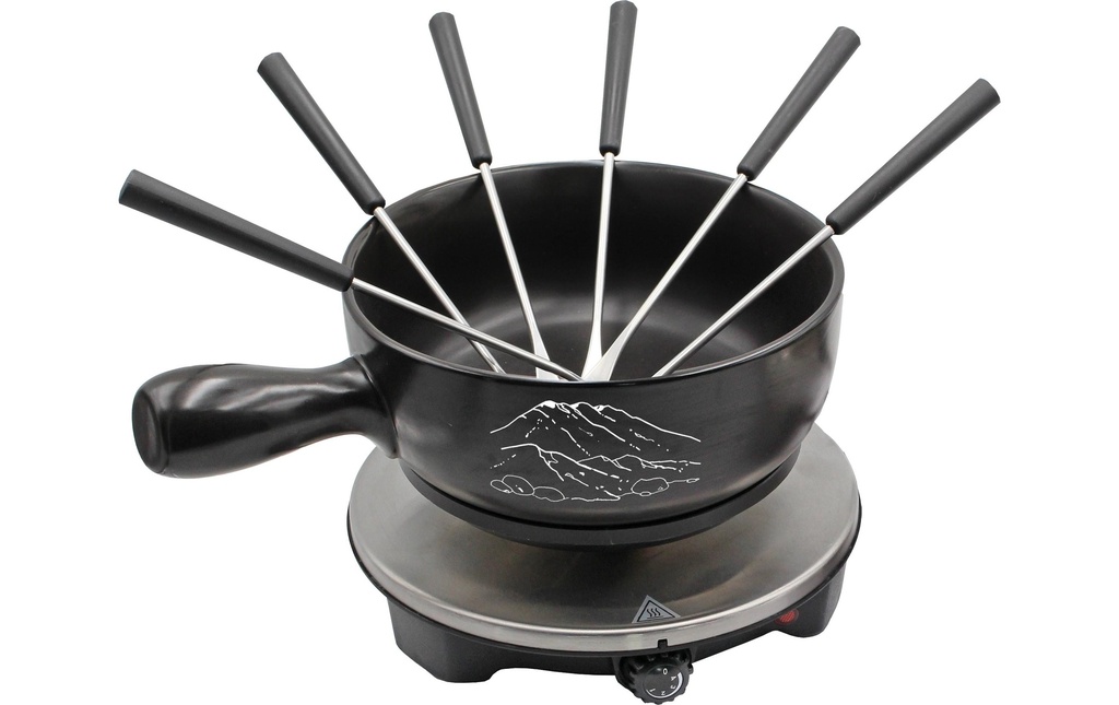 OHMEX Set à fondue OHM-FND-1507 8 Pièce/s, Noir