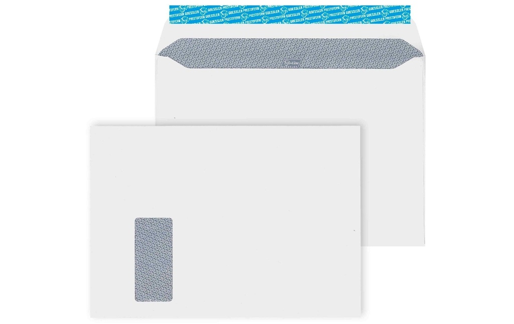 Goessler Enveloppe avec fenêtre G-Line Pure C4, Liens, 250 Pièce/s