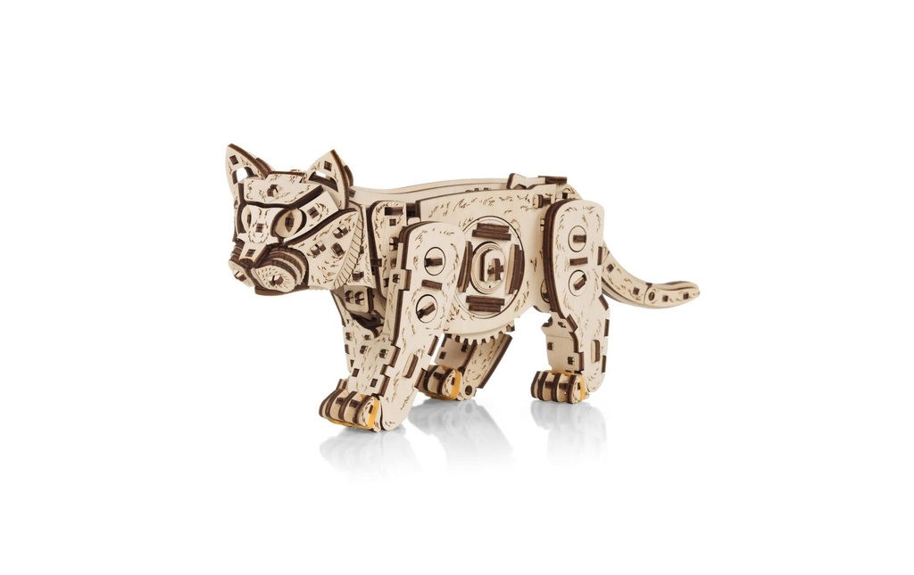 Eco-Wood-Art Kits de montage Chaton Nature