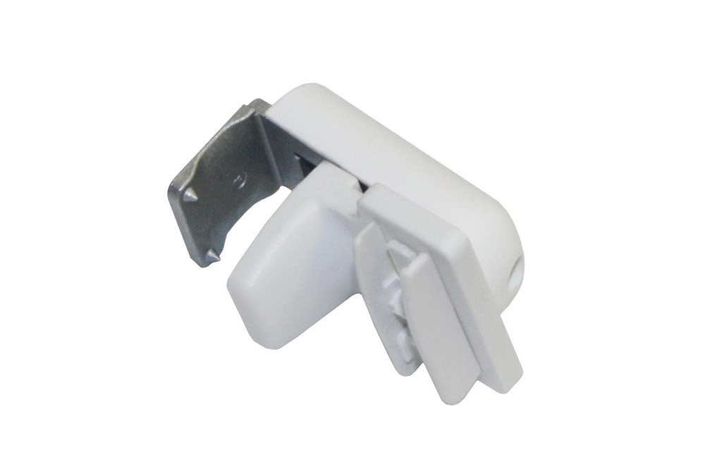 Gardinia Supports à pinces pour plissés Blanc