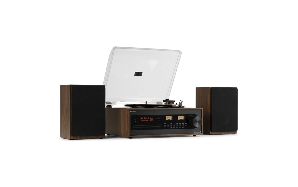 Audizio Kits de tourne-disque Boston Noir