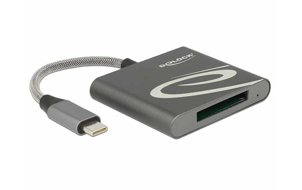 Delock Card Reader Extern USB-C pour les cartes mémoire XQD 2.0