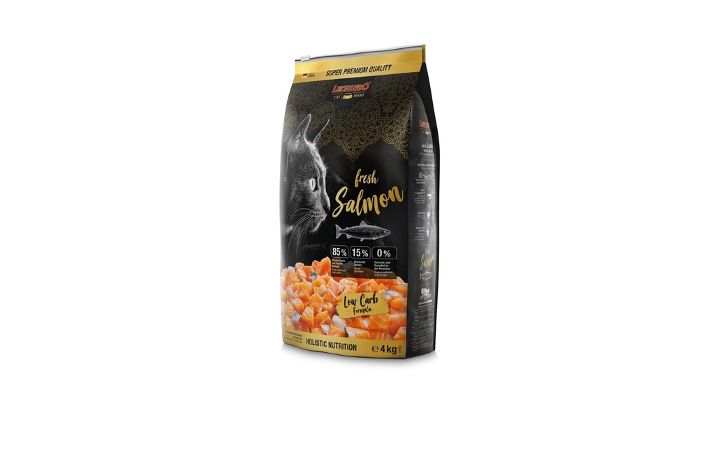 Leonardo Cat Food Alimentation sèche Fresh saumon, 4 kg
