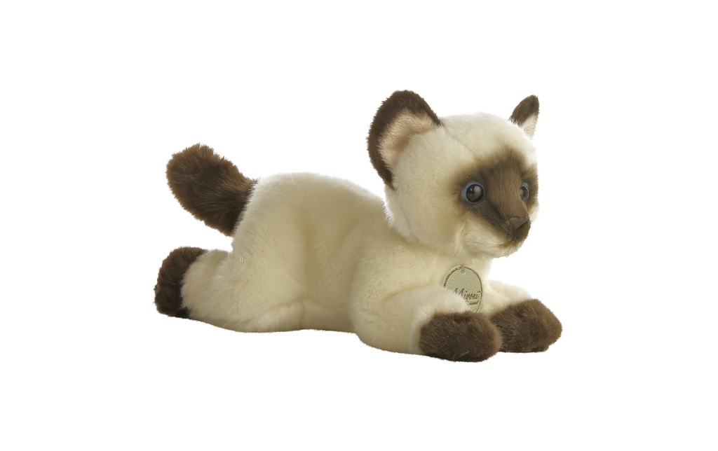 AURORA Peluche MiYoni Siamese Cat 20 cm Peluche Siamese Cat 20 cm