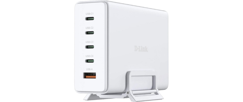 D-Link Station de recharge DCF-241 240W, 4x USB-C, 1x USB-A