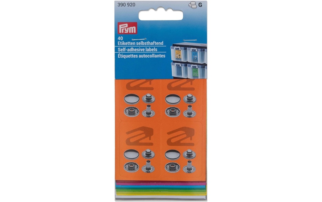 Prym Étiquettes Outil de création VARIO 40 pièces