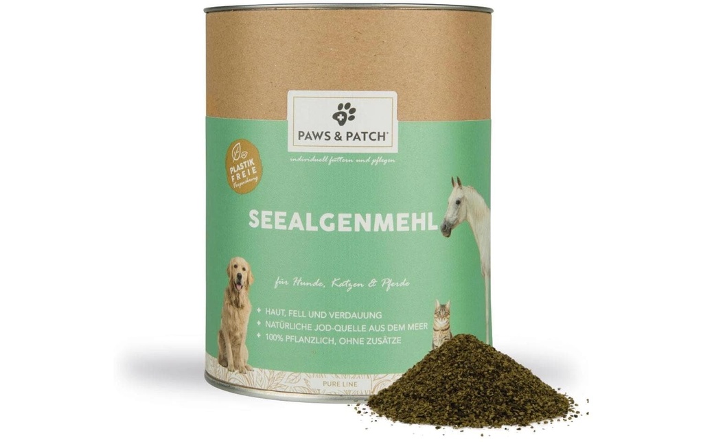Paws & Patch Supplément alimentaire pour chiens Farine d'algues marines 500 g