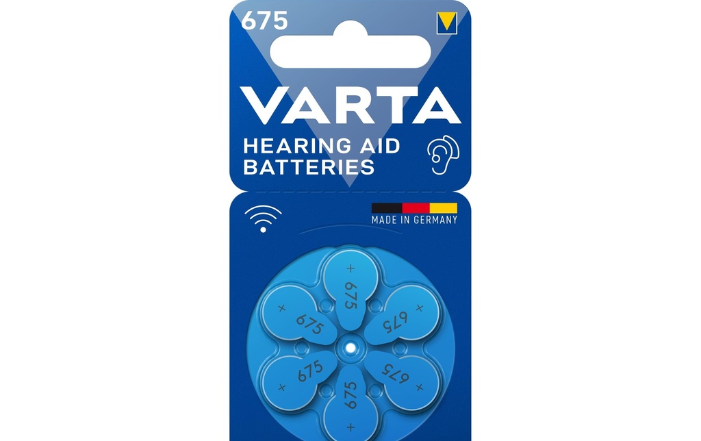 Varta Pile pour Appareils auditif 675 , 6 Pièce/s