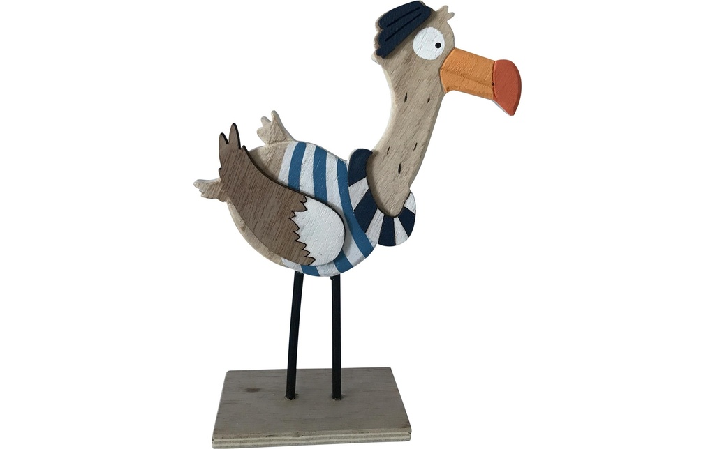 Dameco Objet à exposer Mouette avec bouée 5 cm x 18 cm