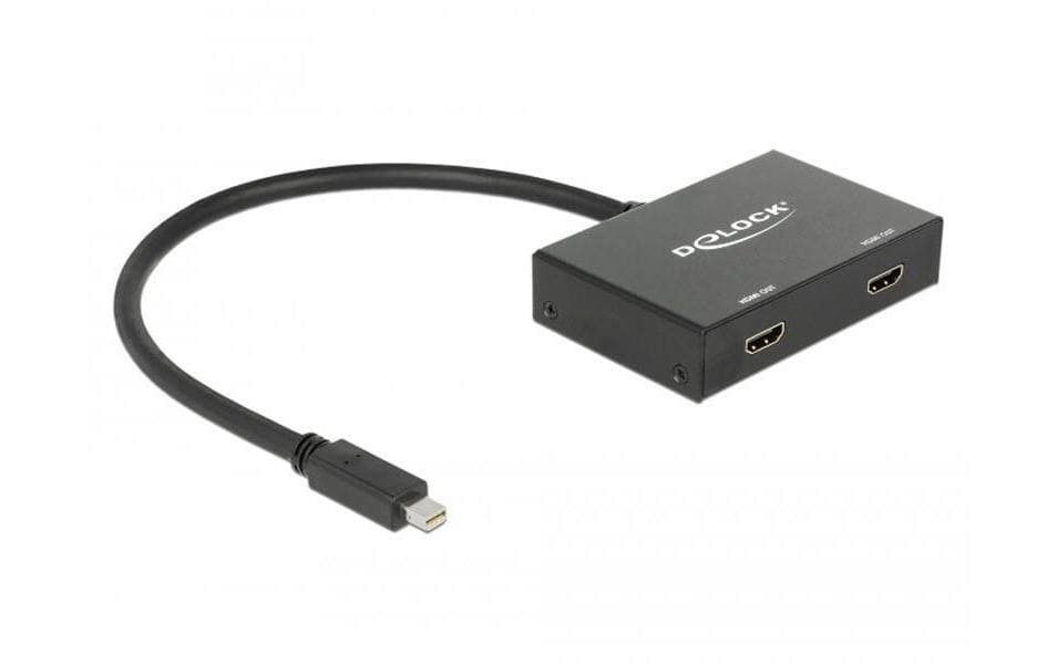 Delock Diviseur de signaux à 2 ports Mini-DP - 2x HDMI