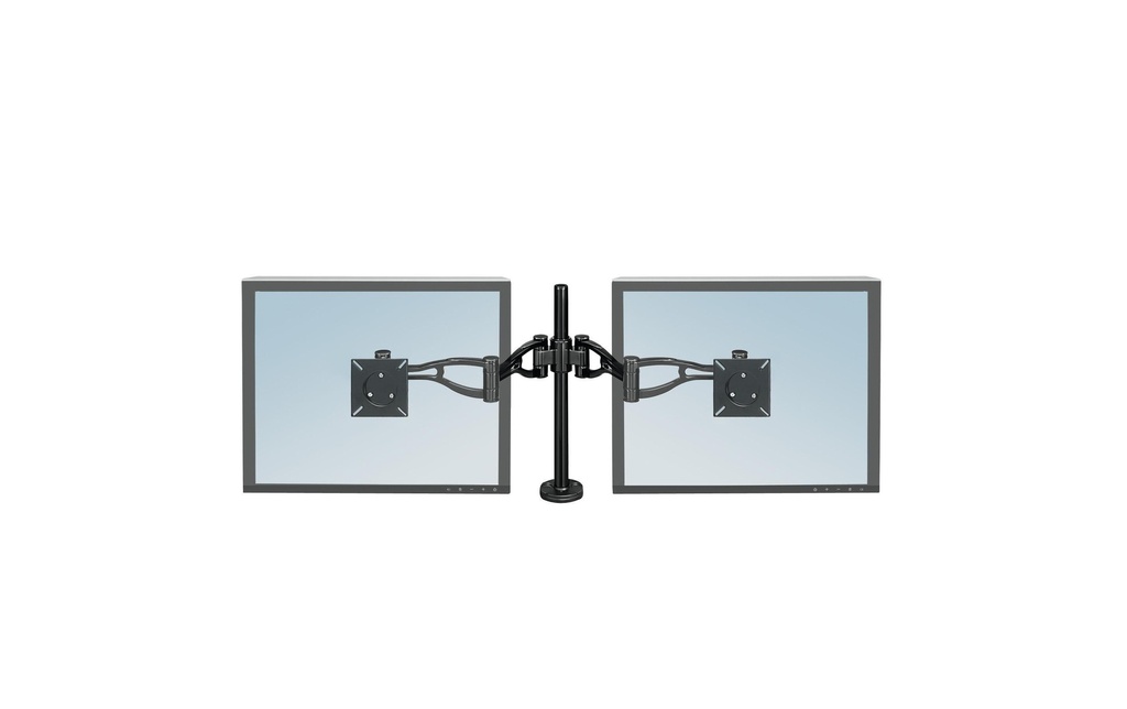Fellowes Supports de table Bras double écran Vista jusqu'à 10 kg