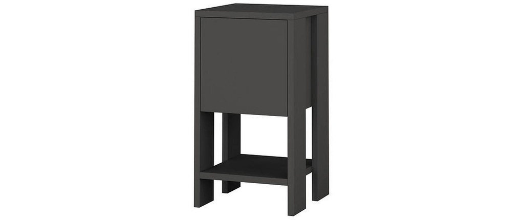 Woody Fashion Table de nuit Ema 30 x 55 x 30 cm, Anthracite