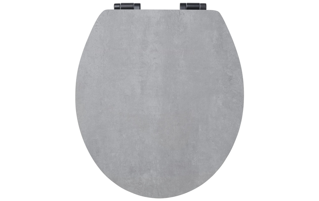 diaqua® Siège de toilette Troyes Abaissement automatique, gris