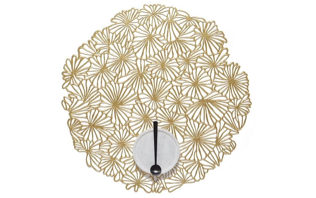 Chilewich Set de table Daisy Ø 38 cm, Doré