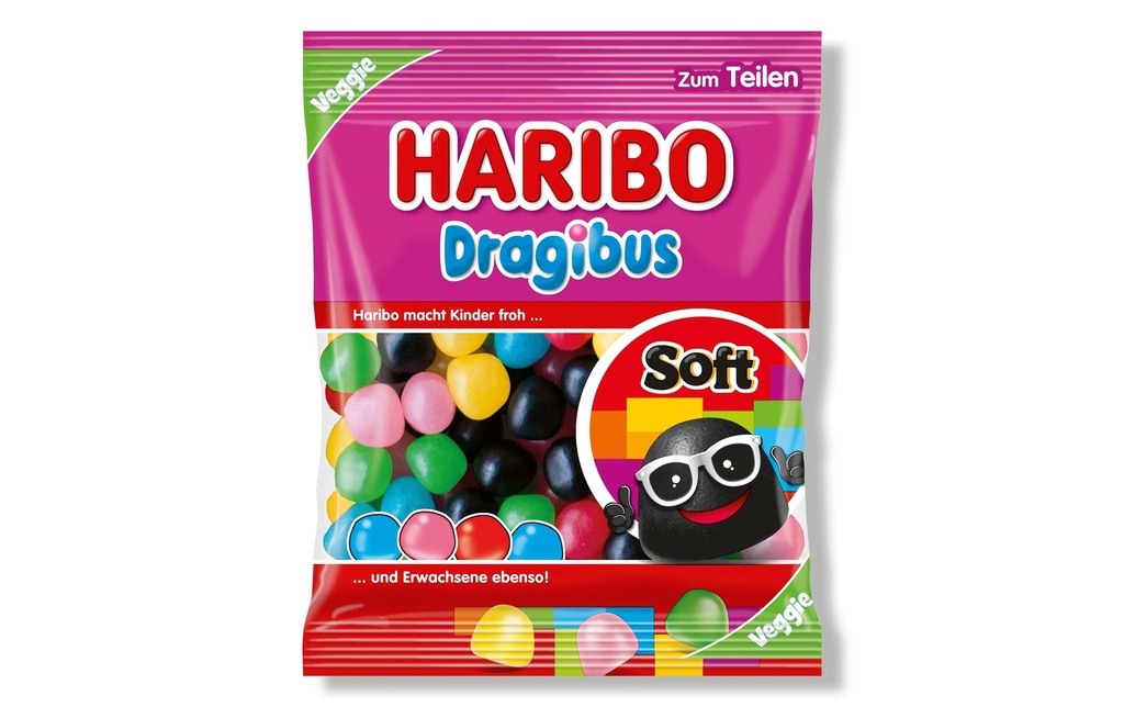 Haribo Bonbons gommeux Dragibus Soft sachet 175 g