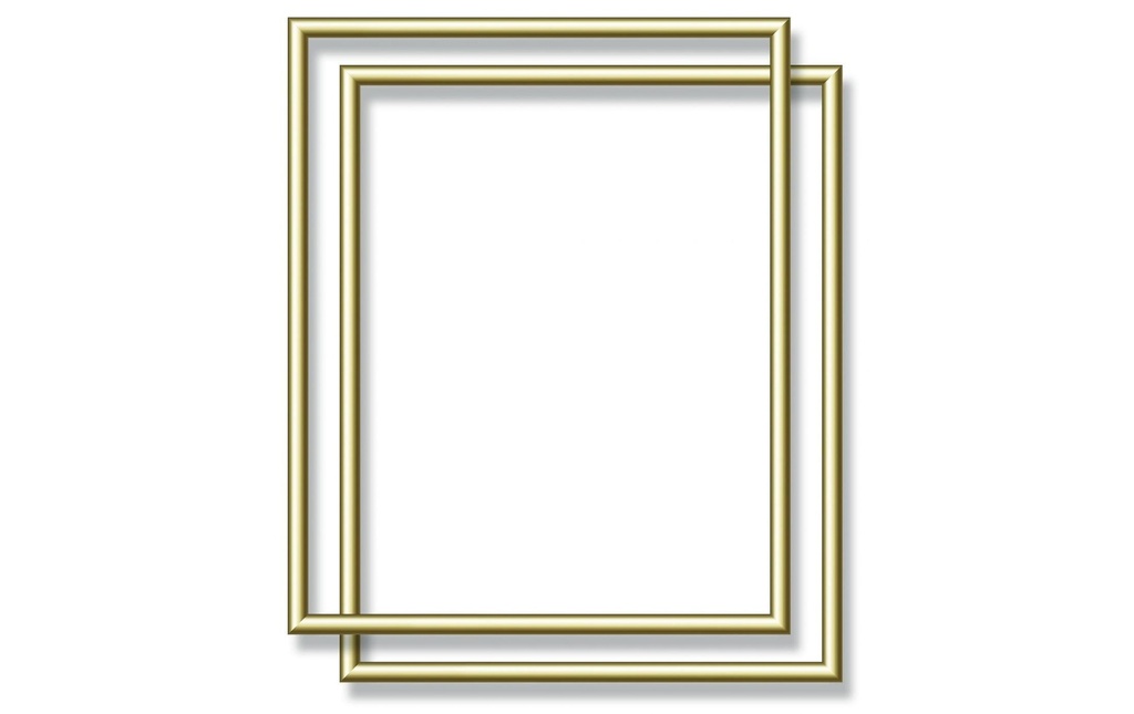 Schipper Accessoires 2 x cadre en aluminium or 24 x 30 cm
