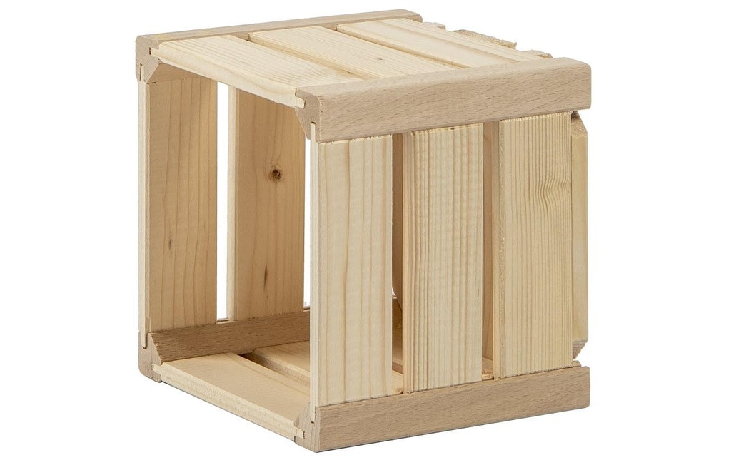 Holz Zollhaus Caisse au bois L 17,5 x 17,5 cm Bois suisse
