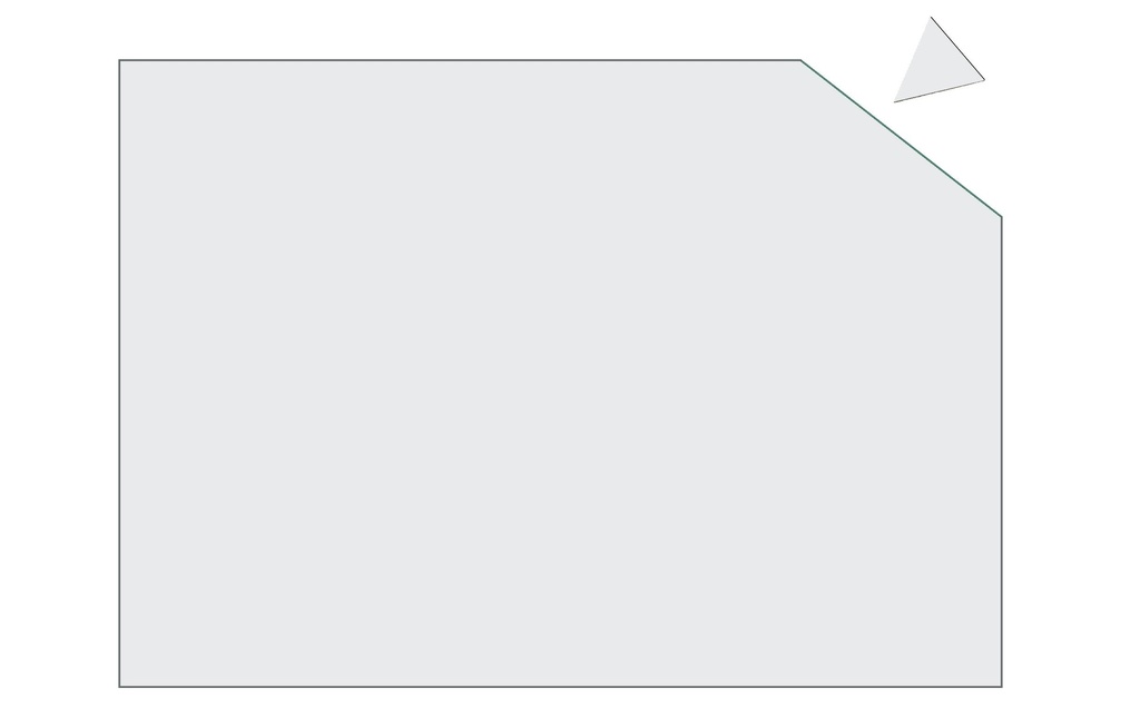 Franken Plaque magnétique 29,5 x 20 cm, Blanc