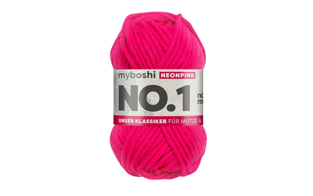 myBoshi Laine Nr.1 Rose fluo 50 g, 55 m