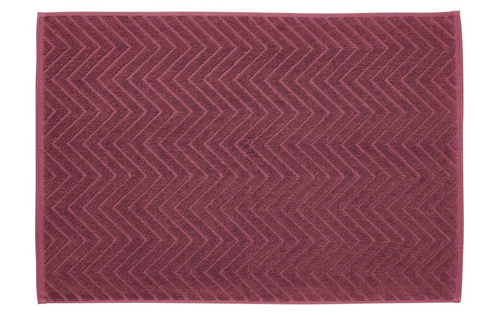 diaqua® Tapis éponge Chevron 50 x 70 cm,  Merlot