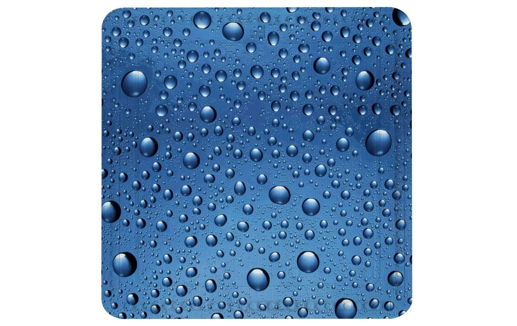 Kleine Wolke Tapis de douche Bubble 55 x 55 cm, Bleu