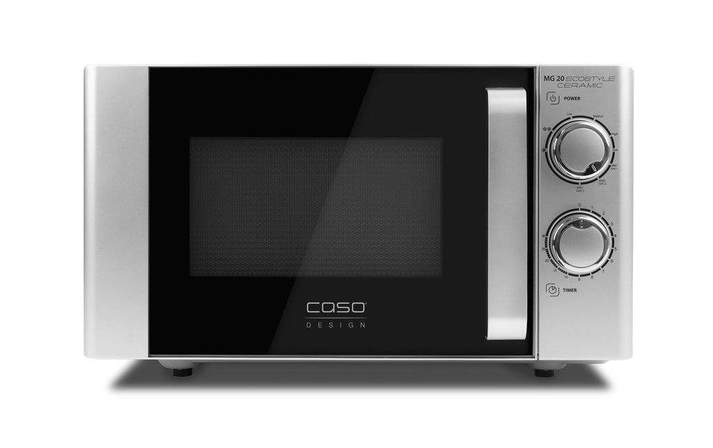 Caso Four à micro-ondes MG 20 Ecostyle Ceramic Noir/Argenté