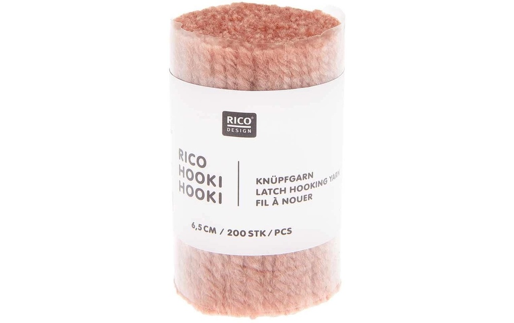Rico Design Fil à nouer Hooki rose sombre
