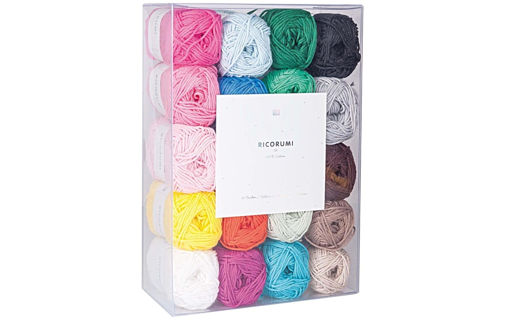 Rico Design Laine Ricorumi Set 25 g 20 pièces
