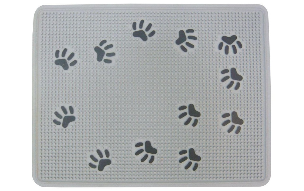 SwissPet Tapis Patte, 33 x 43 cm, gris