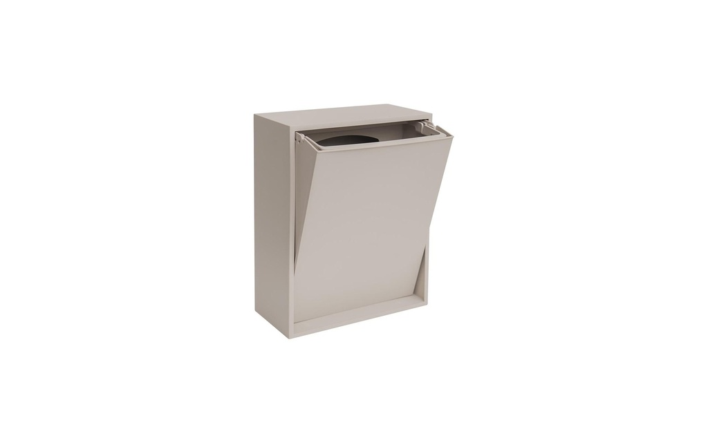 ReCollector Bacs de recyclage 12 l, Silver Cloud Grey