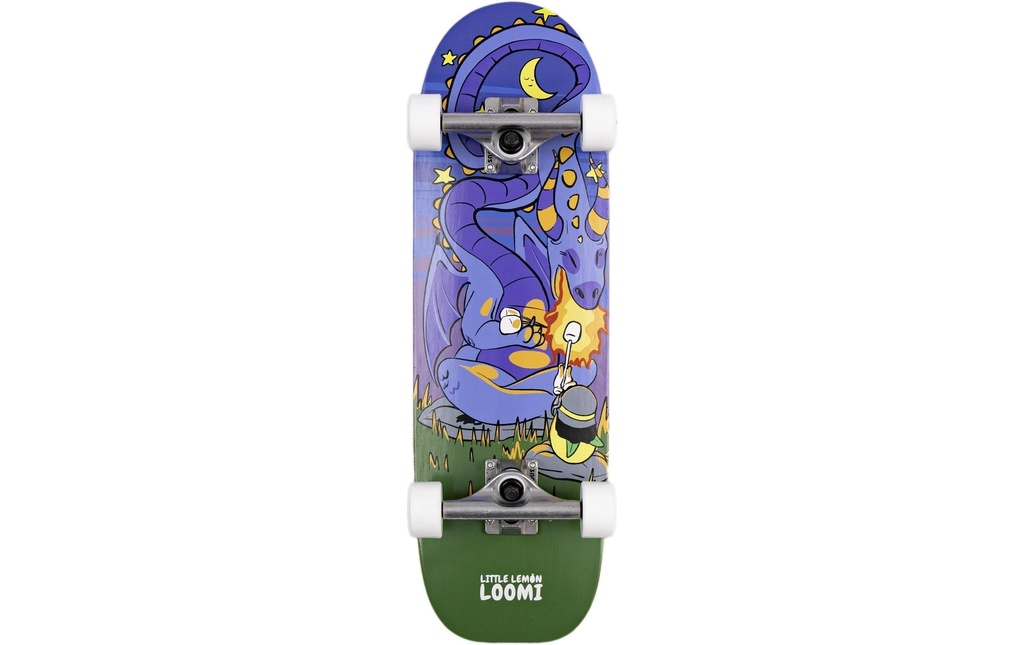 Loomi Boards Skateboard Light Corkgrip Dragon 25.25