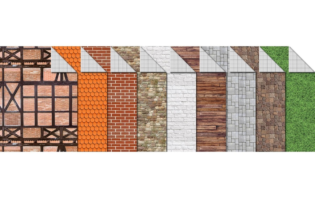URSUS Carton de bricolage Modélisme A4, 300 g/m², assorti