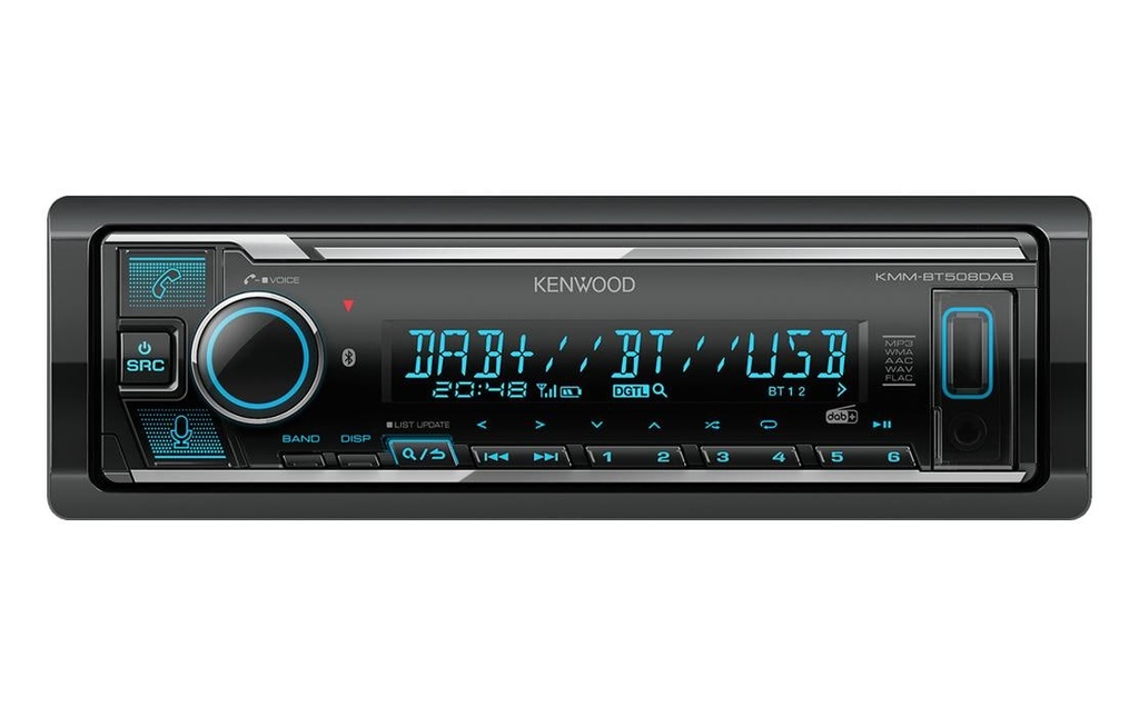 Kenwood Autoradio KMM-BT508DAB 1 DIN