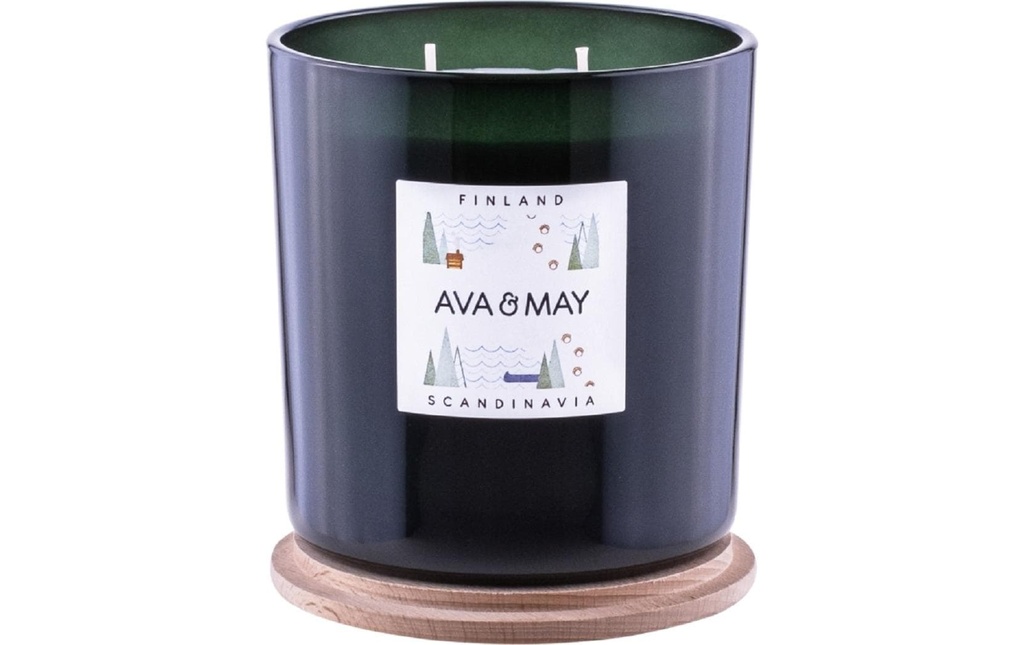 AVA & MAY Bougie parfumée Finlande Grand, 500 g