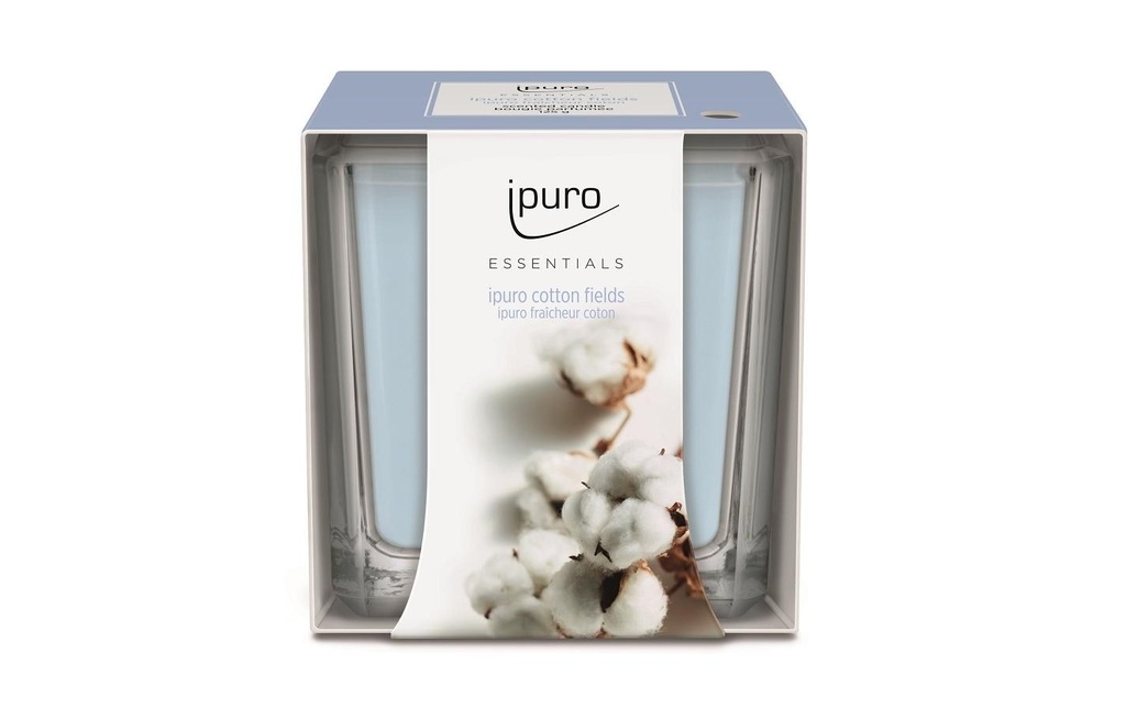 ipuro Bougie parfumée Cotton Fields 125 g